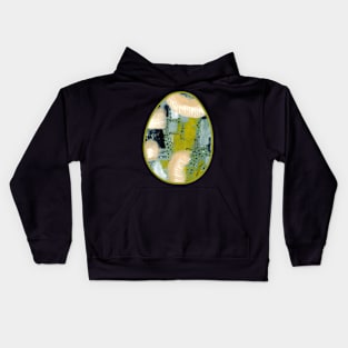 Art Acrylic artwork abstract Easter Egg Kids Hoodie